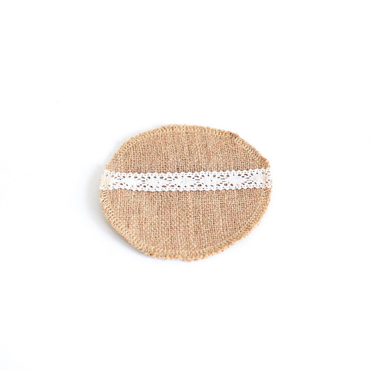 Beeralu & Burlap Coaster