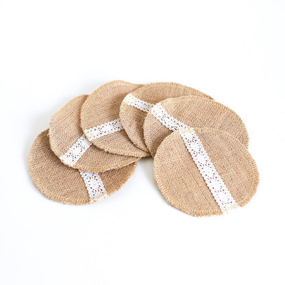 Beeralu & Burlap Coaster