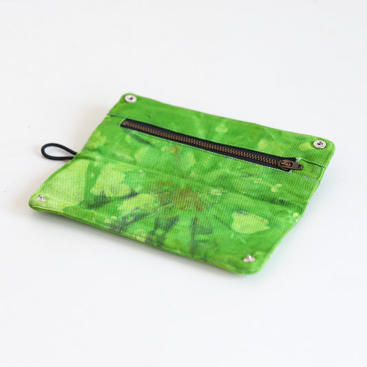 Lime Zest Tie-Dye Pouch
