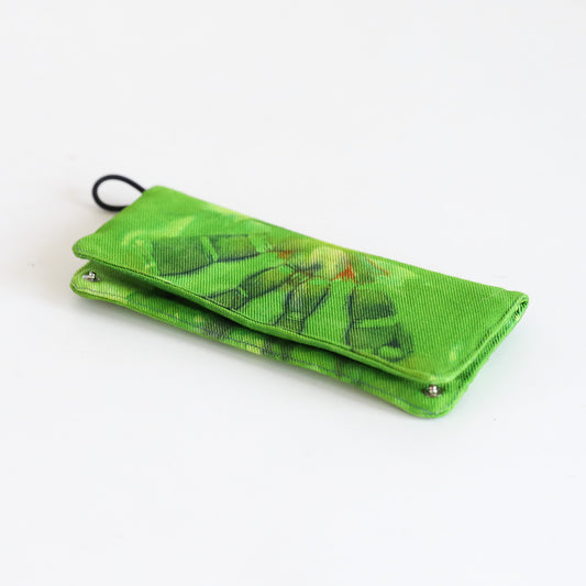 Lime Zest Tie-Dye Pouch