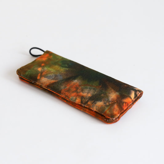 Tangerine Wash Tie-Dye Pouch