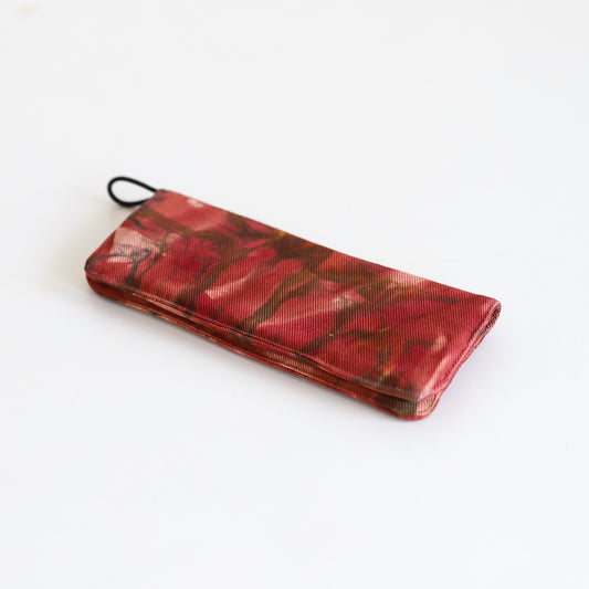 Crimson Pop Tie-Dye Pouch