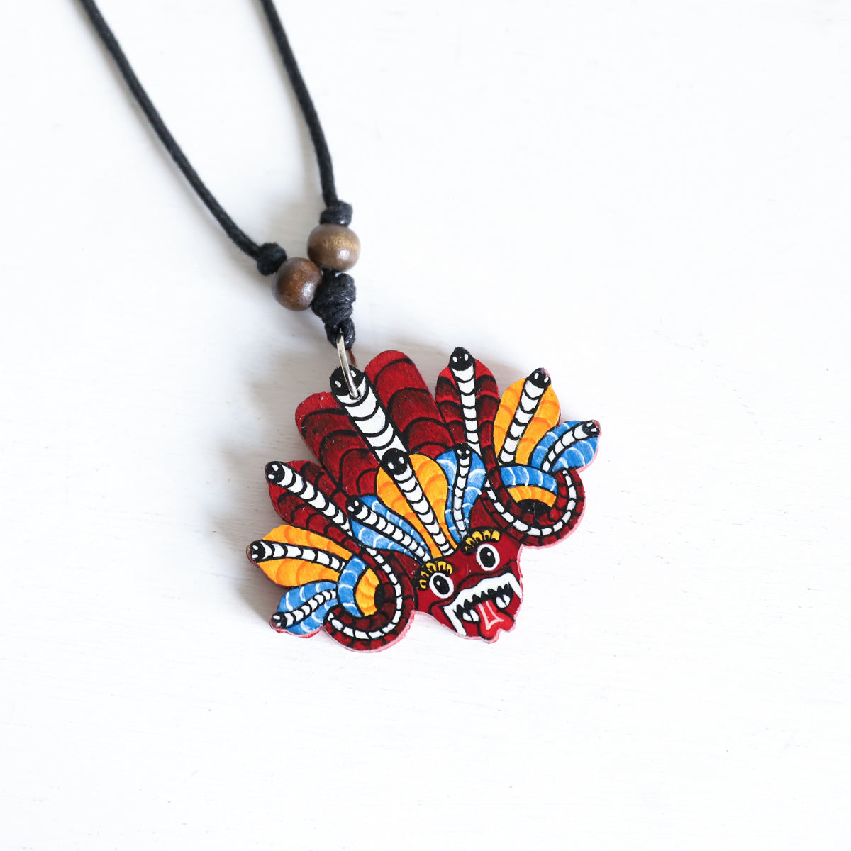 Yaka Warrior Wooden Necklace