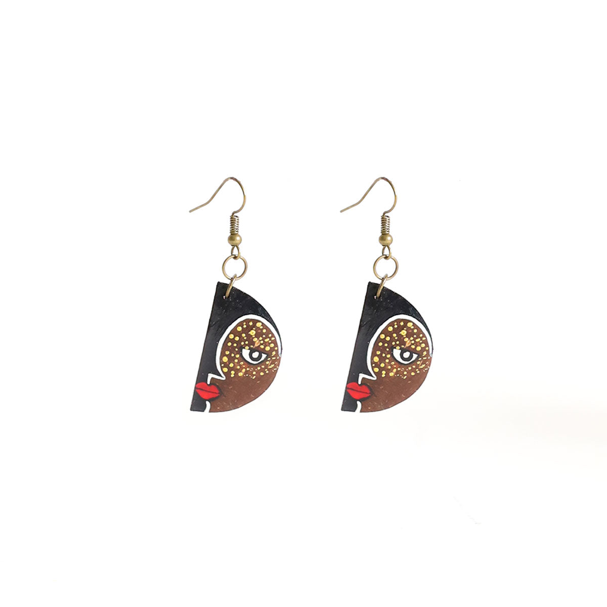 Cleopatra Wooden Earrings