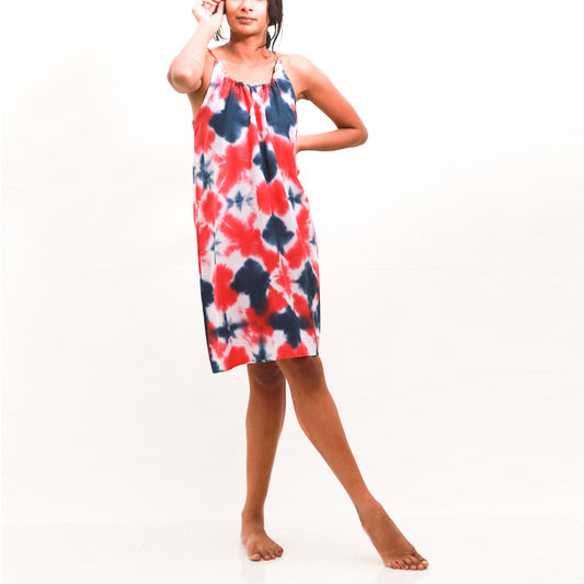 Midnight Tie-Dye Cami Dress