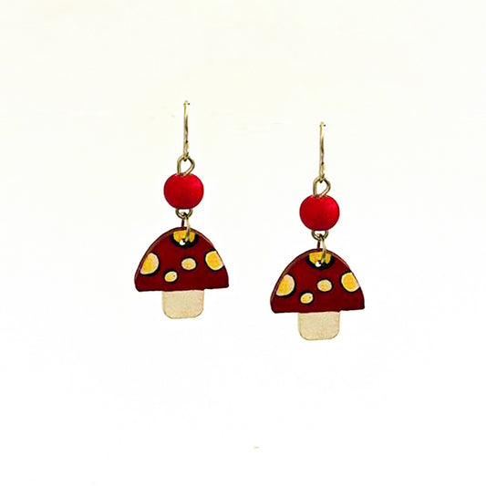 Mushroom Earrings