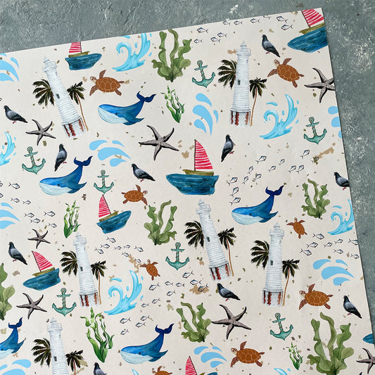 With love from Galle wrapping paper