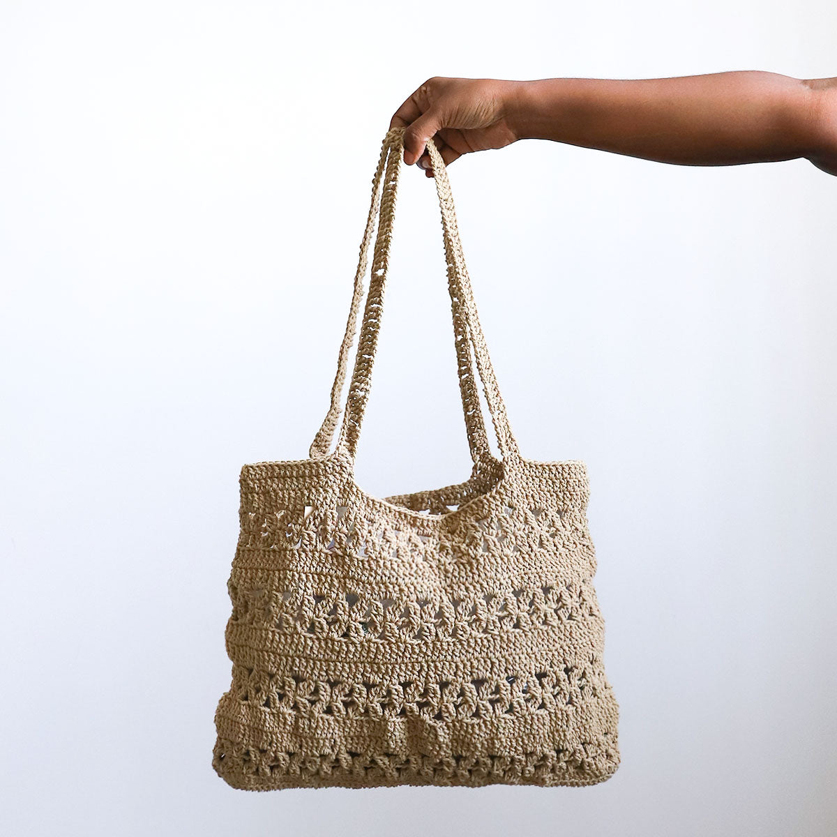 Sandy Elegance Crochet Bag