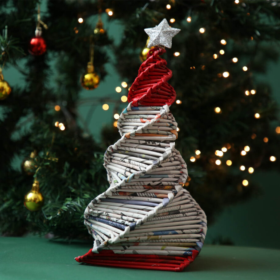 directions for spiral christmas tree