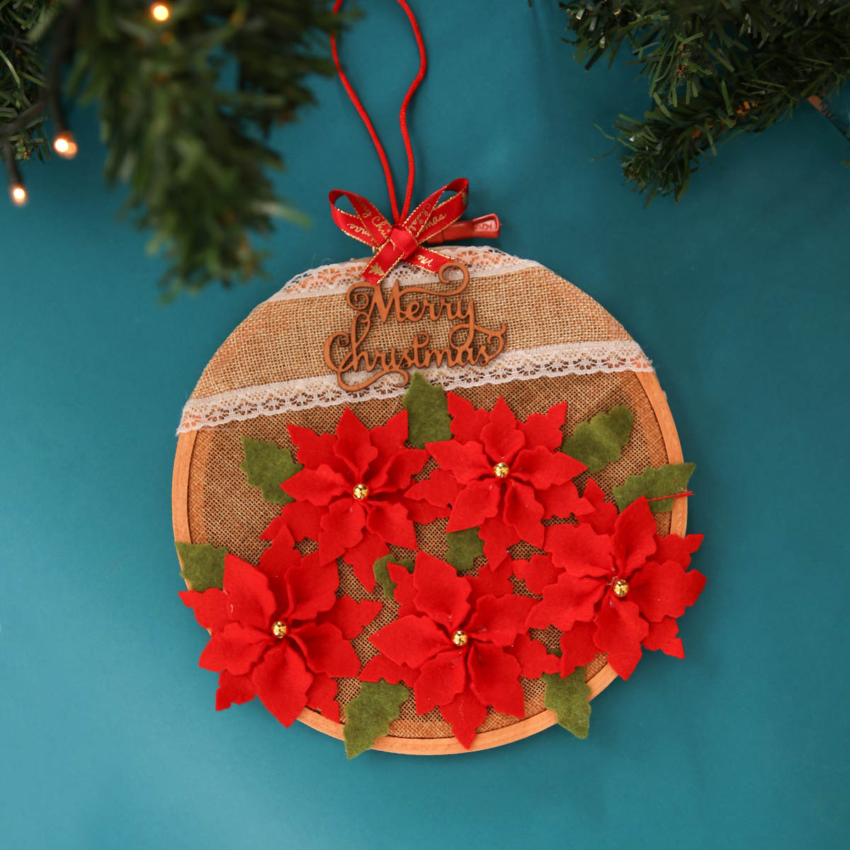 Poinsettia Wreath | Who We Are