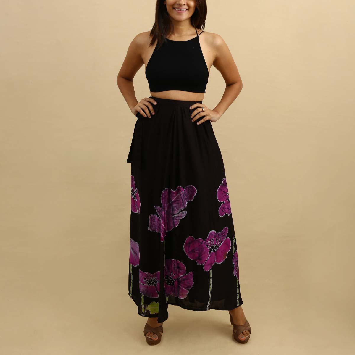 Orchid Batik Wrap Around Skirt | Who We Are
